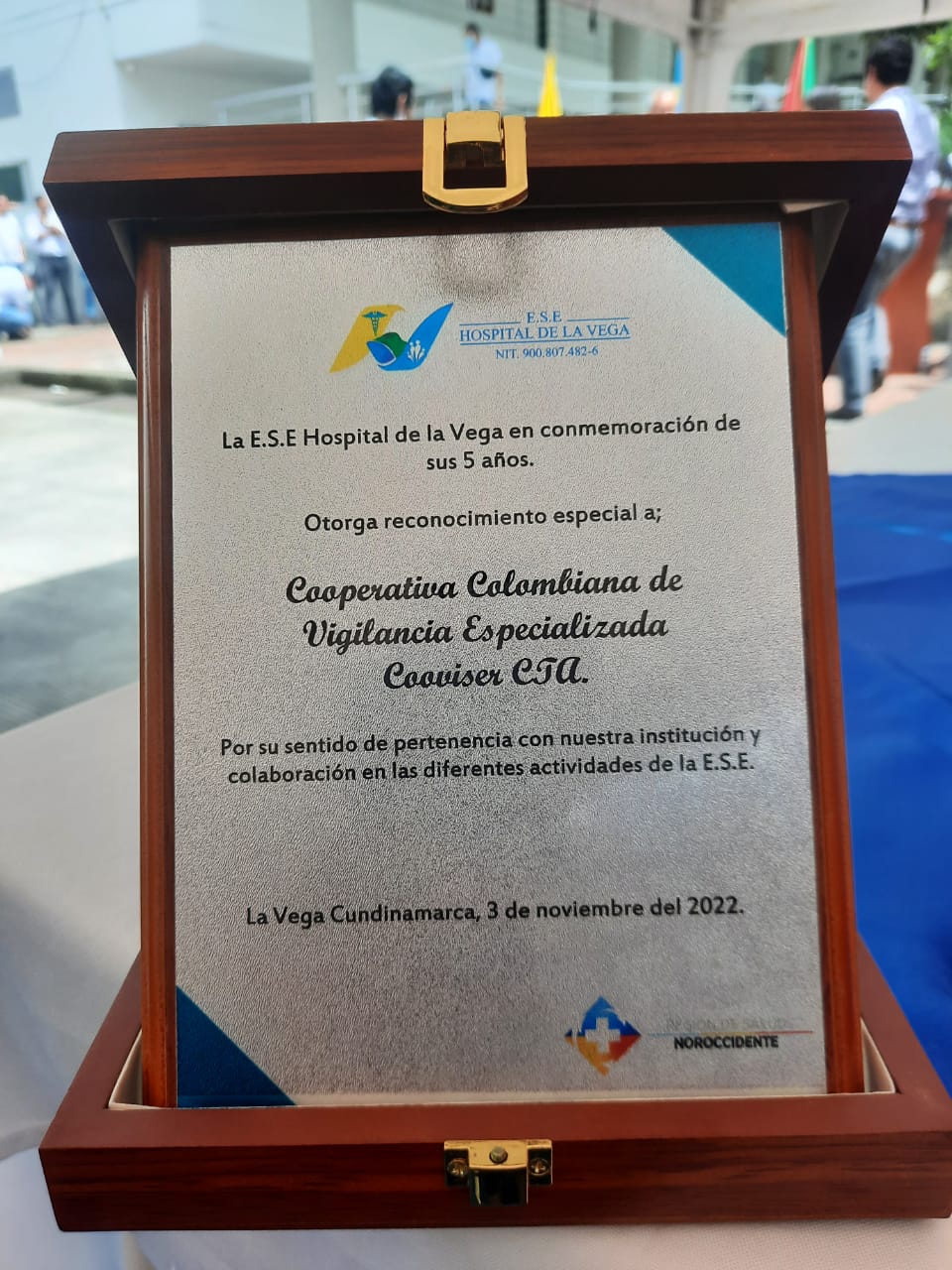 Reconocimiento Hospital de la Vega